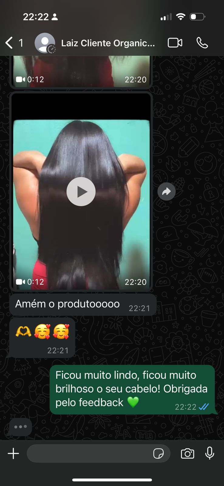 Depoimento Organic Lizz